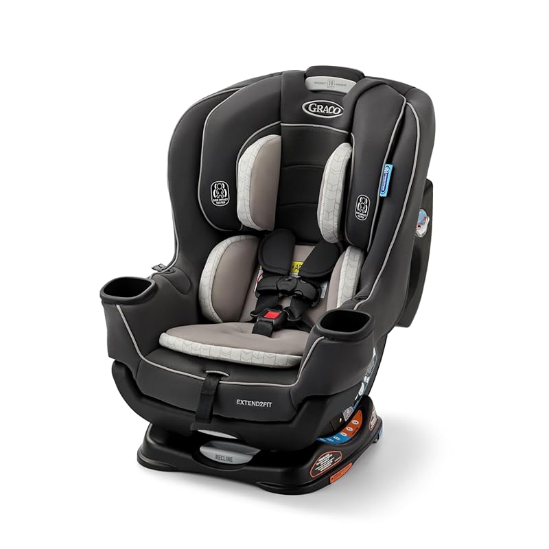 Graco Extend2Fit Convertible Baby Car Seat: Rear & Forward Facing with