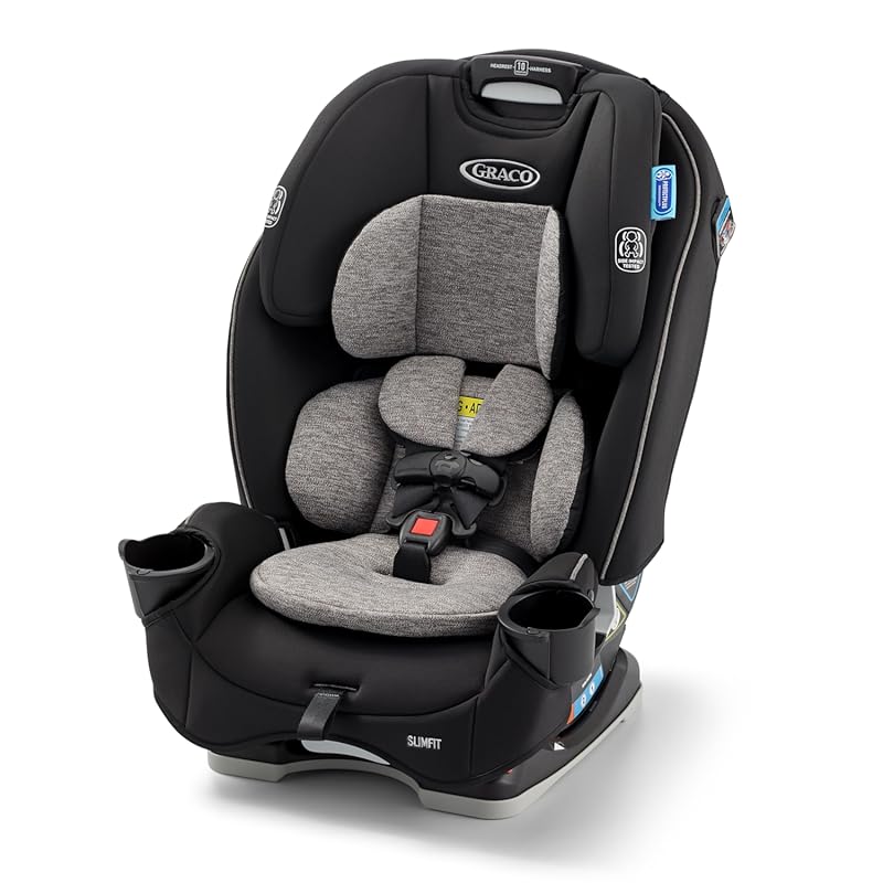 Graco Slimfit 3-in-1 Convertible Car Seat: Ultra-Space-Saving Design, 