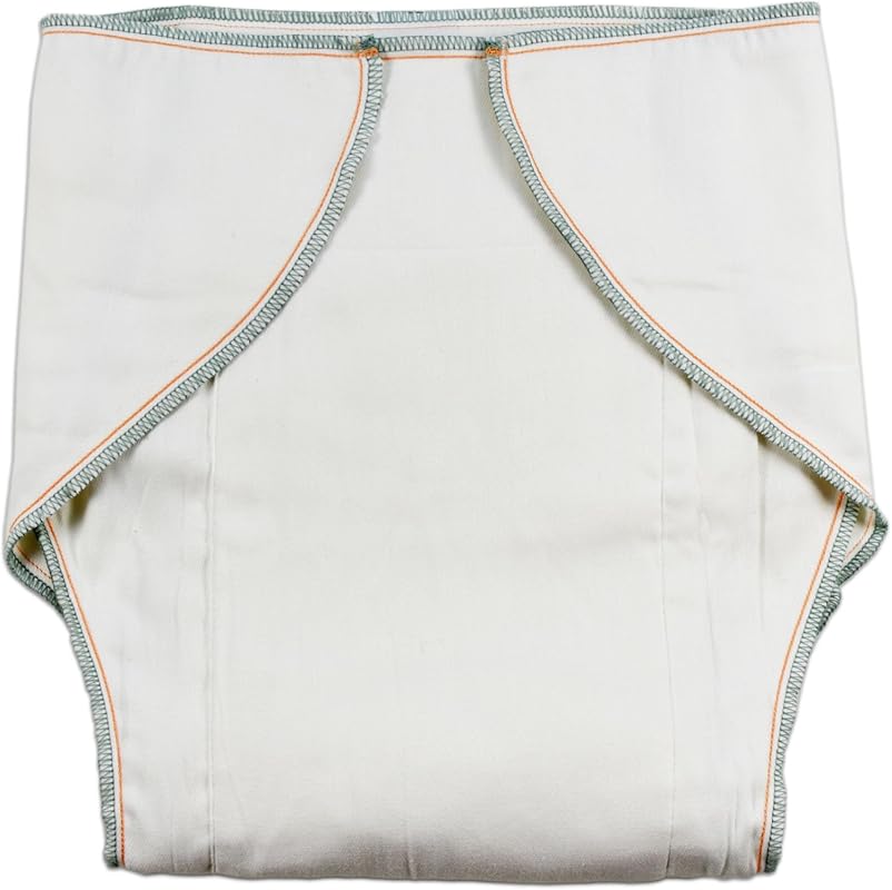 LeakMaster Contoured Adult Cloth Diaper with Nighttime Insert - 100% C