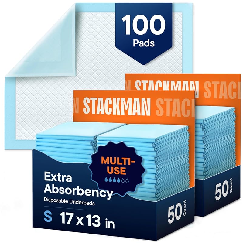 Disposable Changing Pads, 100-Pack 17x13
