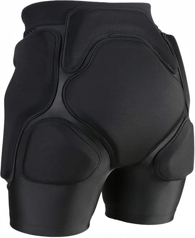 3D Padded Shorts: Hip Butt Tailbone Crash Pad Impact Protective Gear f
