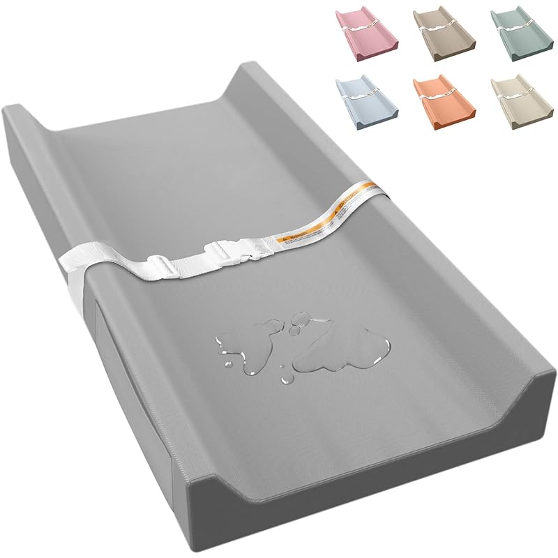 Vegan Leather Baby Changing Pad: Waterproof & Wipeable Soft Diaper Mat