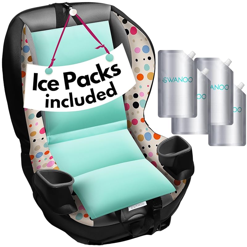 Car Seat & Stroller Cooling Pad with Ice Pack for Babies, Toddlers & K