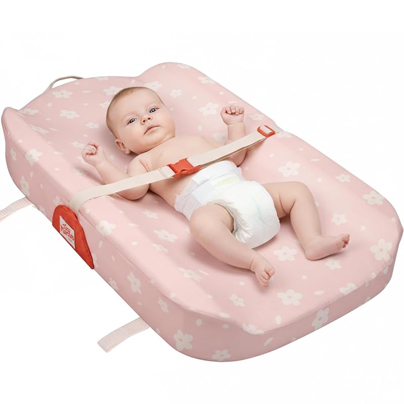 Tiny Marvels Soft Contoured Baby Changing Pad with Waterproof Cover & 