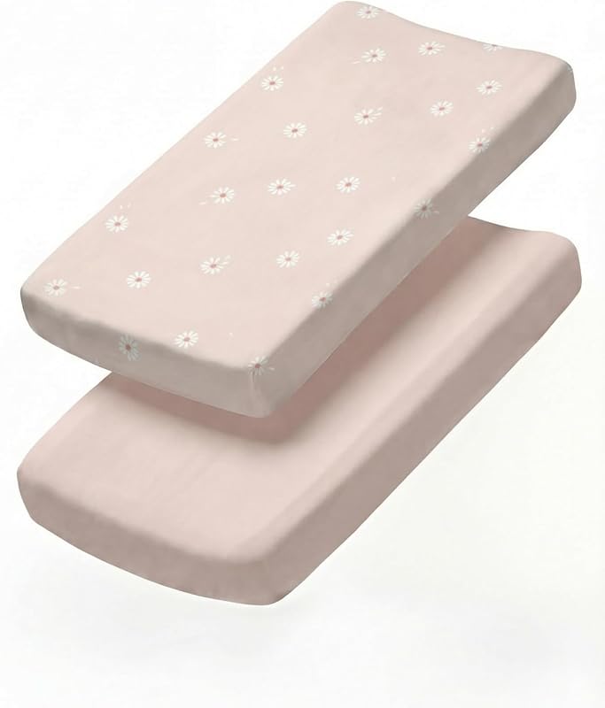 Daisy's Soft Microfiber Changing Pad Covers (2 Pack) for Baby Boys & G