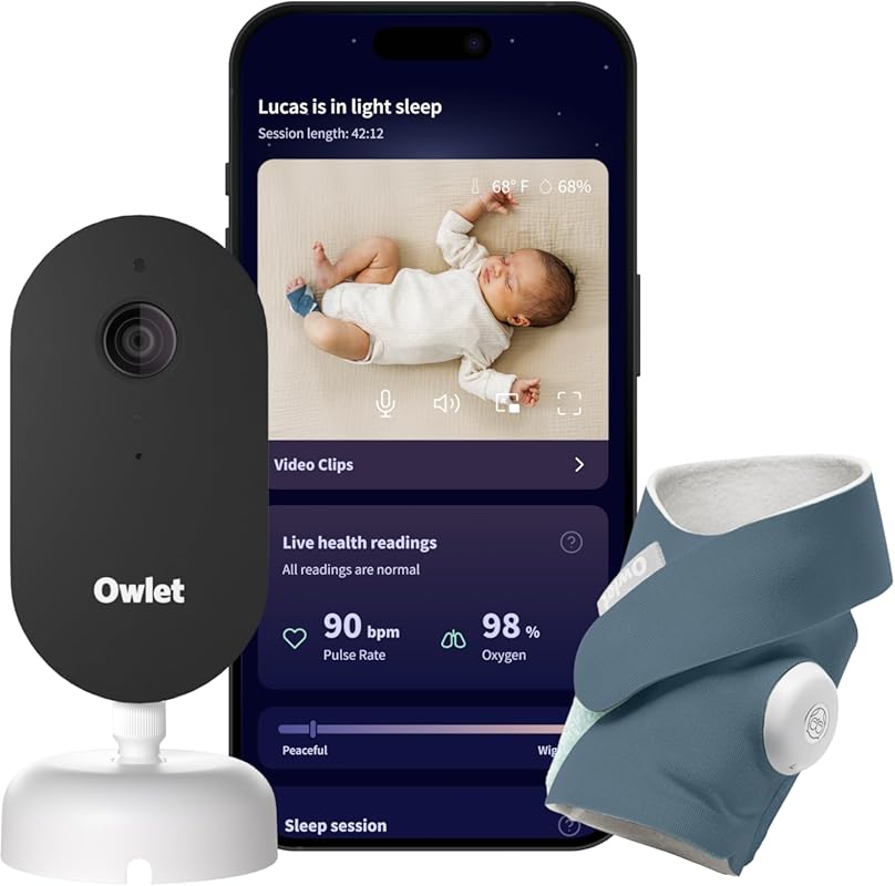 Owlet Dream Duo (Gen 3) Smart Baby Monitor All-in-One Bundle