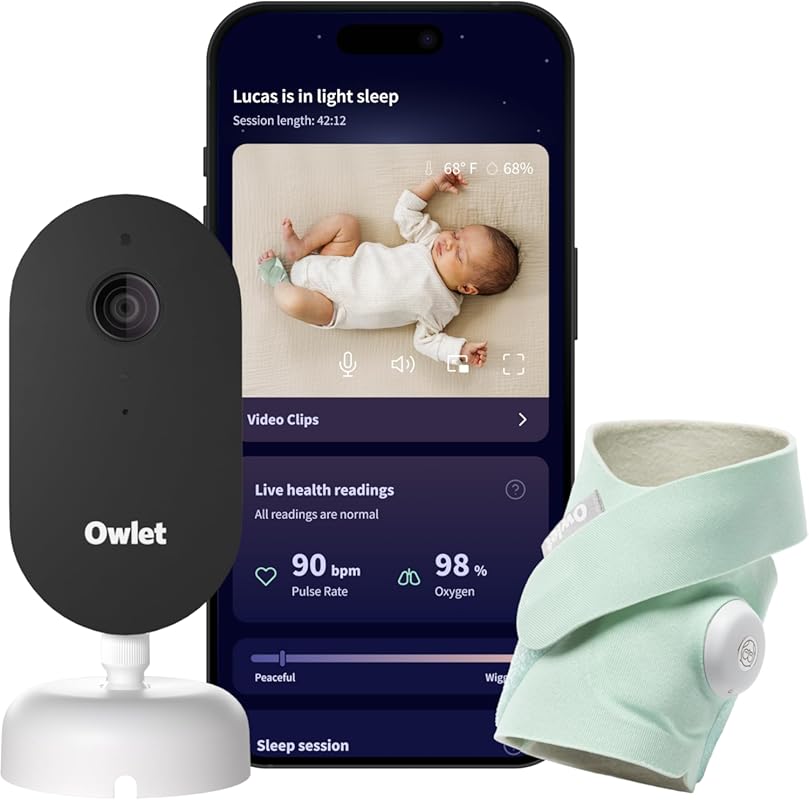 Owlet Dream Duo (Gen 3) Smart Baby Monitor All-in-One Bundle