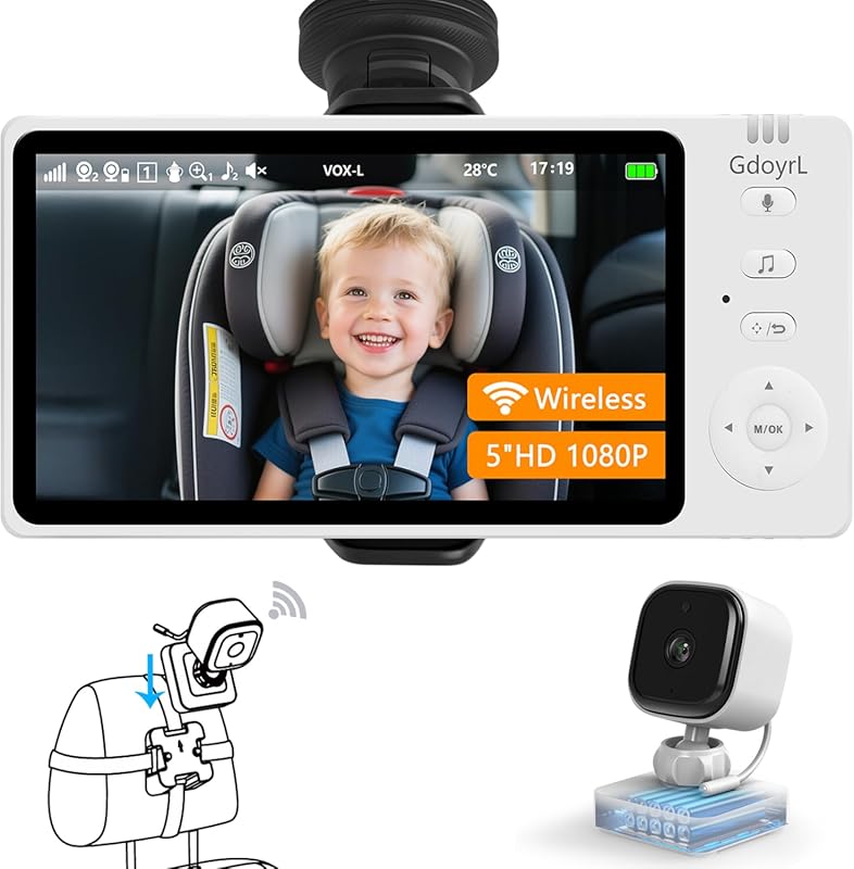 Wireless Baby Car Camera 5
