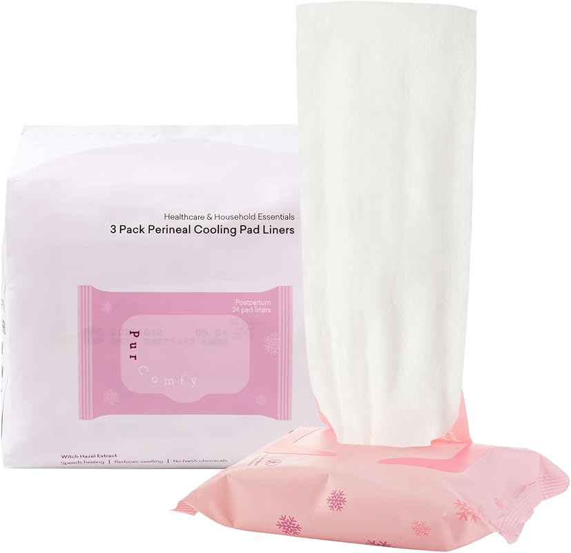 PurComfy Perineal Cooling Pad Liners with Witch Hazel for Postpartum P