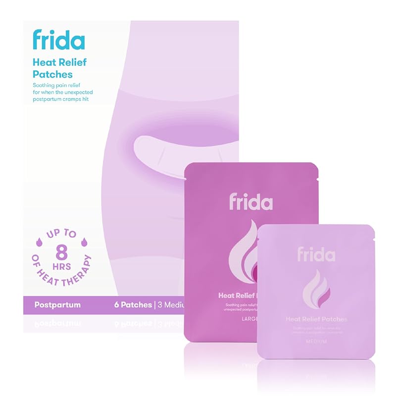 Frida Mom Uterine Recovery Heating Patches: 8-Hour Non-Medicated Heat 