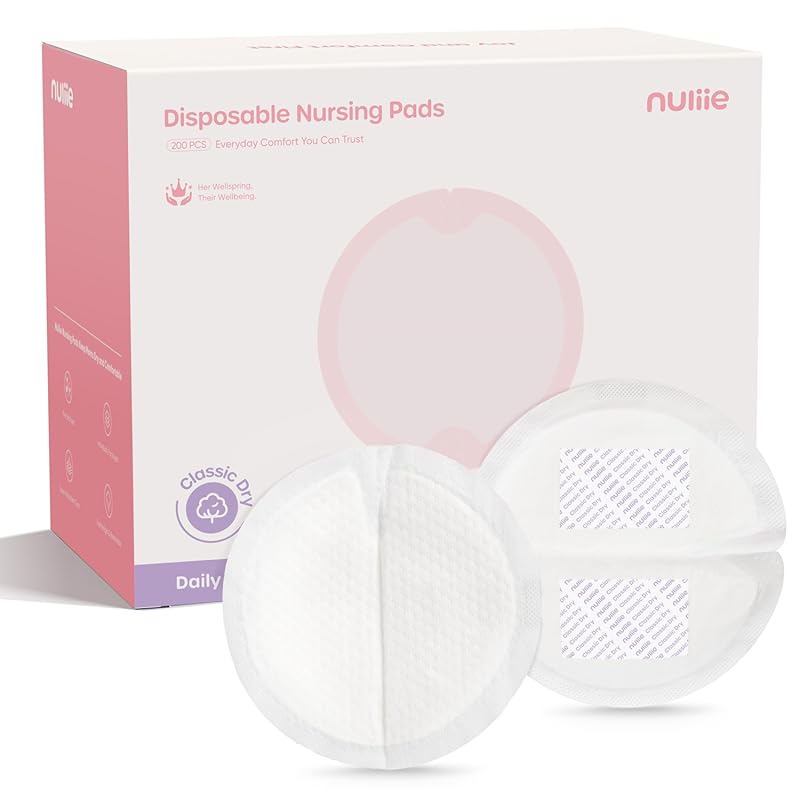 Nuliie Super Absorbent & Featherlight Disposable Nursing Pads, Breatha