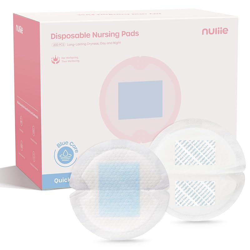 Nuliie High-Absorbency Blue Core Disposable Nursing Pads