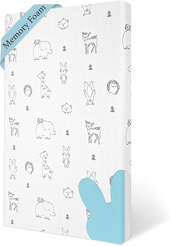 Portable Breathable Soft & Firm Memory Foam Pack and Play Mattress 38