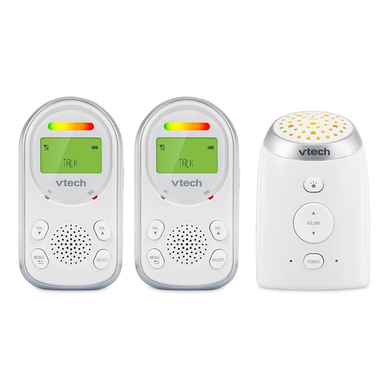 VTech TM8212-2 Digital Audio Baby Monitor: Dual Parent Units, 1000ft R