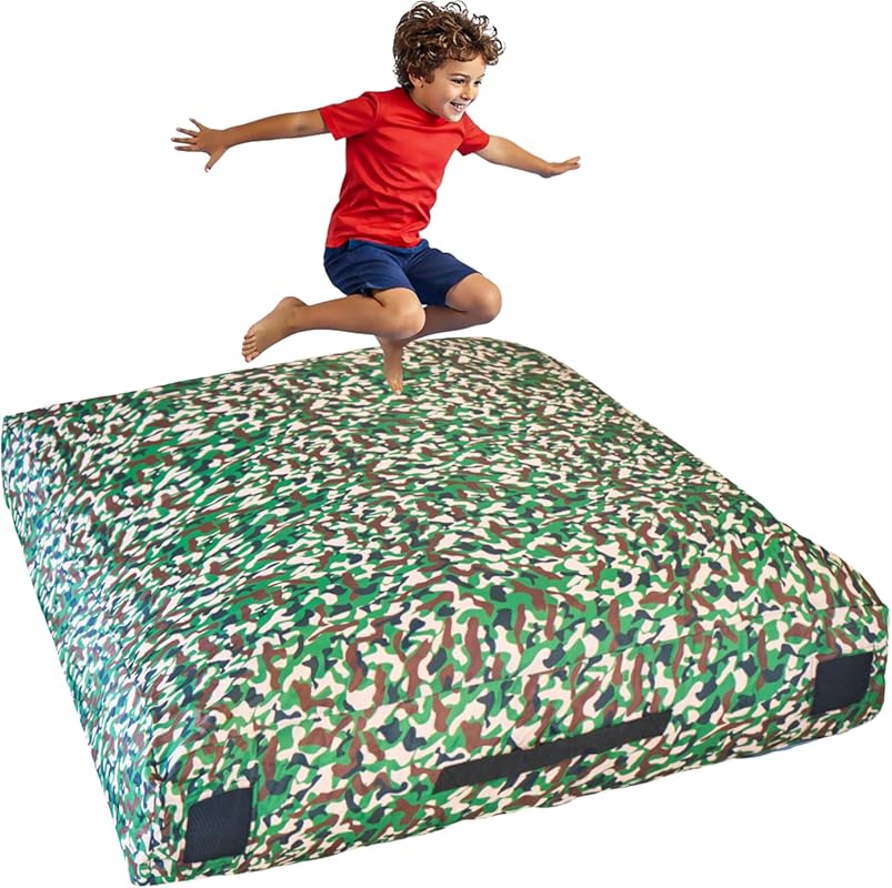 SaferBounce Soft Foam Sensory Crash Pad for Kids, Autism Mat for Jumpi