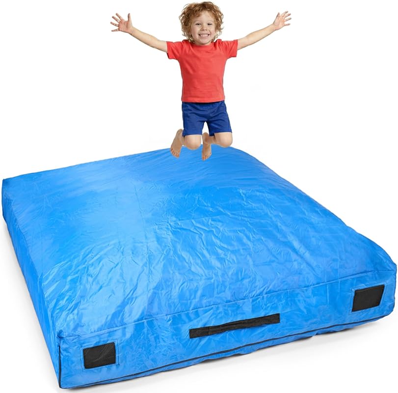 SaferBounce Soft Foam Sensory Crash Pad for Kids, Autism Mat for Jumpi