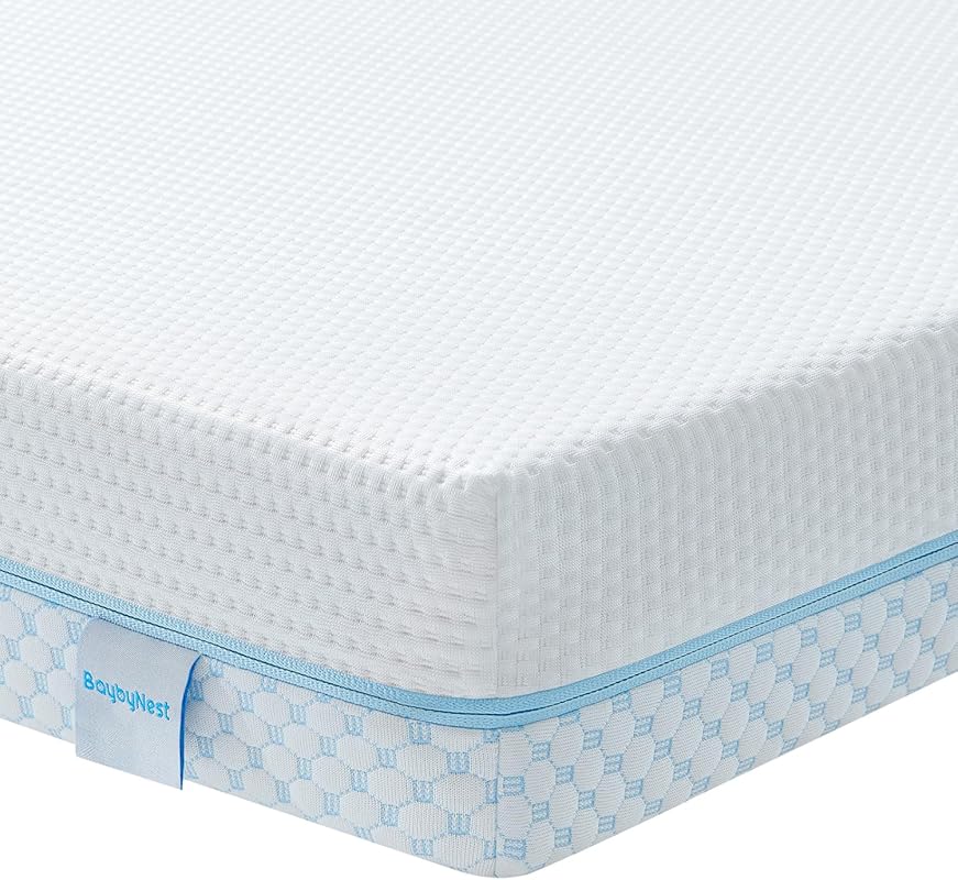 Mini Crib Mattress Portable: Dual Sided (Firm/Plush), Cooling Gel Memo