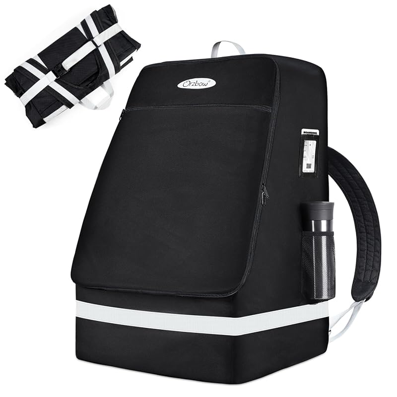 Orzbow Padded Backpack Car Seat Travel Bag for Airplane – Reflective S
