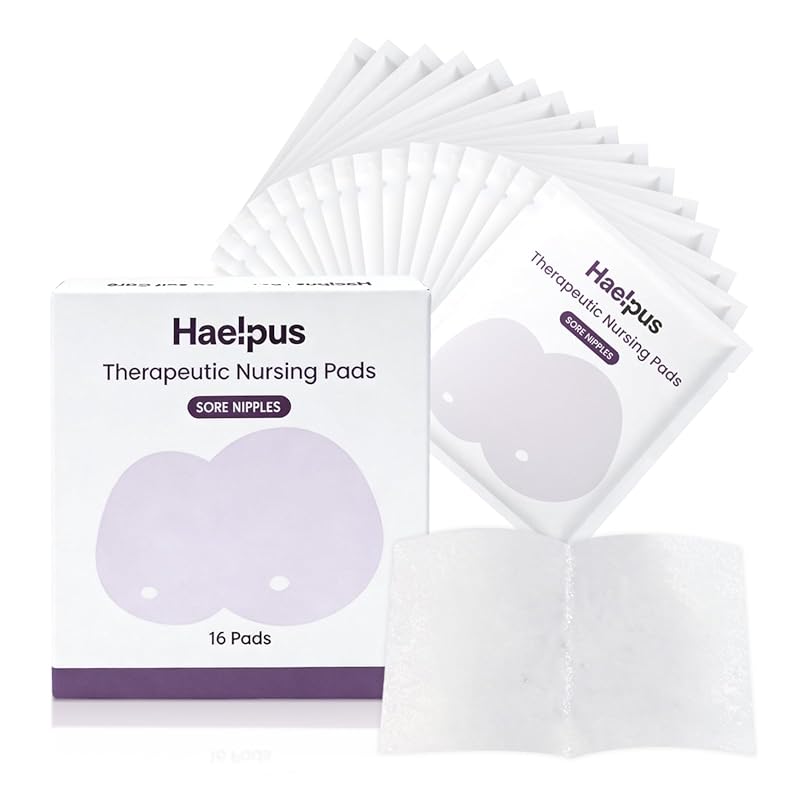Non-Lanolin Hydrogel Nipple Pads for Sore Cracked Nipples