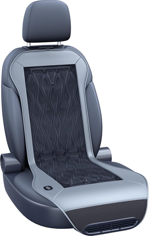 12V-24V Ventilated Cooling Car Seat Cover, 3 Modes, Universal Fit for 