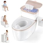 3-in-1 Toddler Potty Training Toilet Flushing