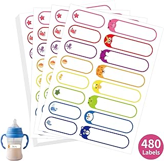 480 Labels Kids Stuff Daycare