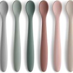 6-Piece Silicone Baby Feeding Spoons