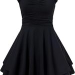 ALISISTER Girls Ruched Dresses Teens Ruffle