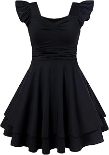 ALISISTER Girls Ruched Dresses Teens Ruffle