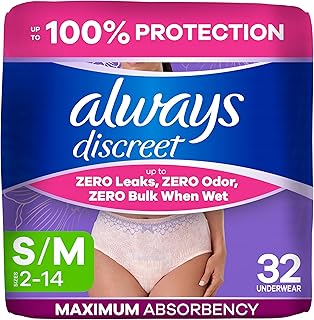 Always Discreet Adult Diapers Women