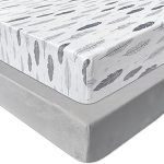 AMROSE 2 Microfleece Crib Sheets