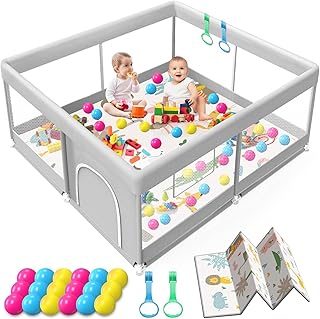 Baby Playpen Mat 50x50 Inch Waterproof