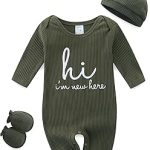 Baby Romper Mittens & Newborn Hats