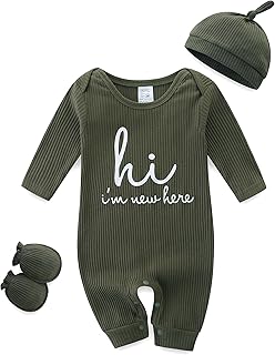 Baby Romper Mittens & Newborn Hats