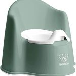 BabyBjörn Potty Chair Deep Green/White Training