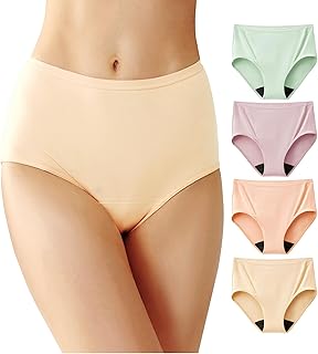 Battewa Cotton Incontinence Underwear Women High