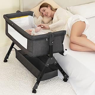 BCOL Baby Bassinet Bedside 3 1