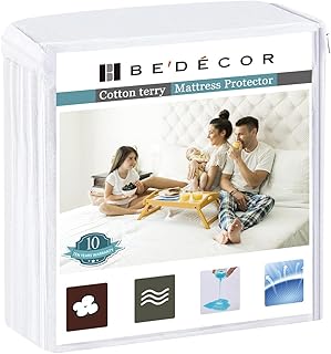 Bedecor Queen Waterproof Mattress Protector