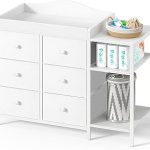 BOLUO Baby Dresser Changing Table Top