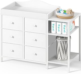 BOLUO Baby Dresser Changing Table Top