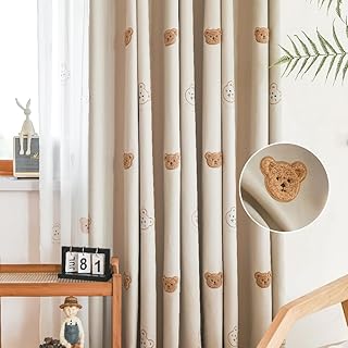 Cartoon Bears Kids Blackout Curtains Babys