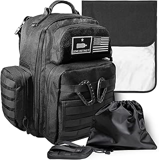 Dad Diaper Bag Molle-Style Military Backpack
