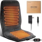 Dark Grey Heated Seat Cover Cushion