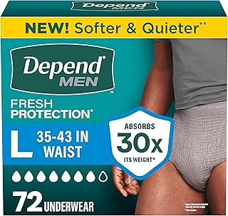 Depend Fresh Protection Adult Diapers