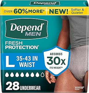 Depend Fresh Protection Adult Diapers