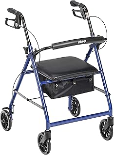 Drive Medical Aluminum Rollator Walker