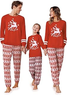 Ekouaer Family Christmas Pajamas Matching Sets