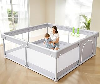 Fodoss Baby Playpen 47×47in