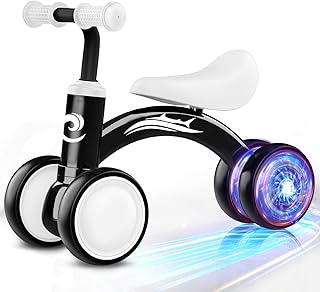 Gamfeiny Colorful Lighting Baby Balance Bike