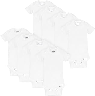 Gerber Unisex-Baby 8-pack Short Sleeve Onesies